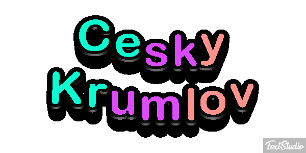 Český Krumlov Effet de texte