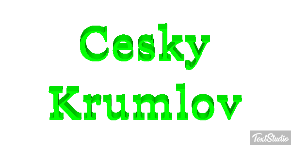 Český Krumlov Effet de texte