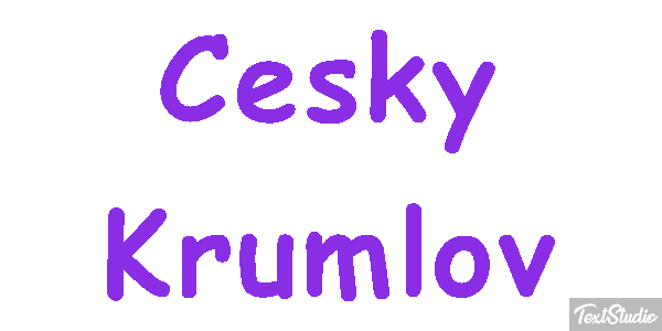 Český Krumlov Effet de texte