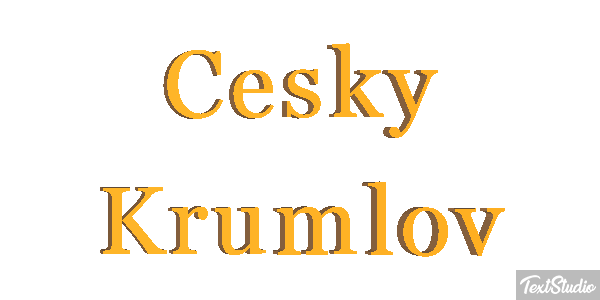 Český Krumlov Effet de texte