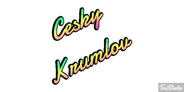 Český Krumlov Effet de texte