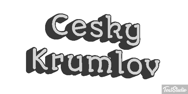 Český Krumlov Effet de texte