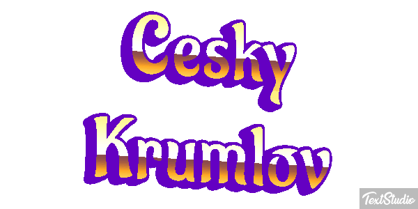 Český Krumlov Effet de texte