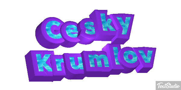Český Krumlov Effet de texte