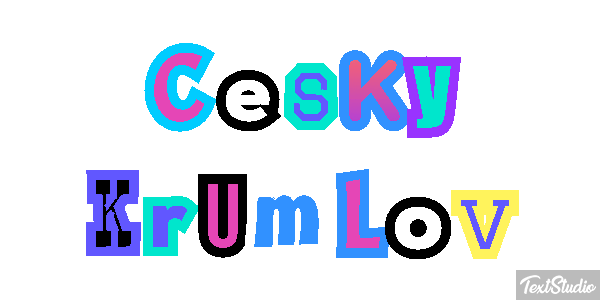 Český Krumlov Effet de texte
