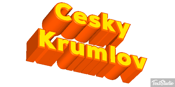 Český Krumlov Effet de texte