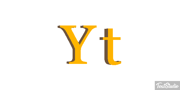 Yt Text effect