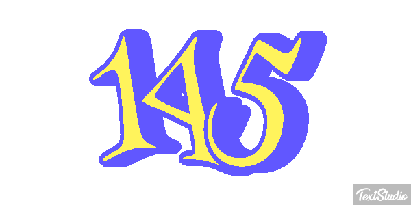 145 Text effect