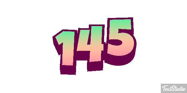 145 Text effect