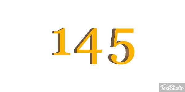 145 Text effect
