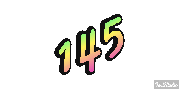 145 Text effect