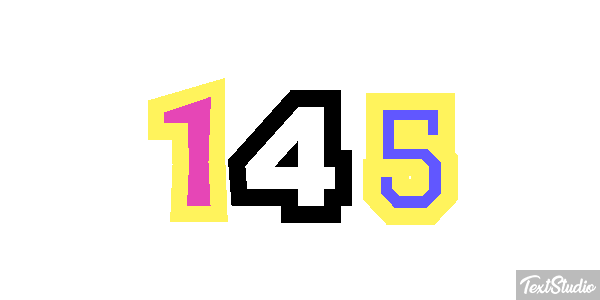 145 Text effect