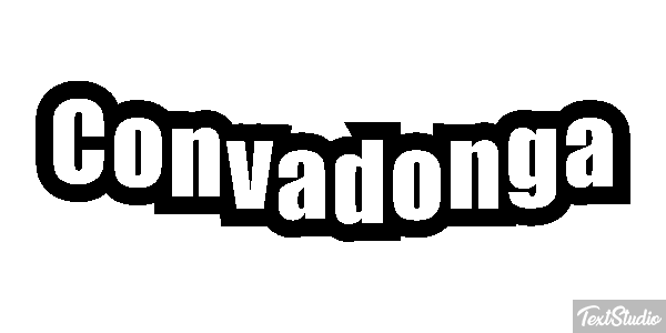 Convadonga Efecto de texto