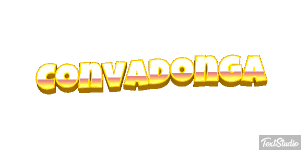 Convadonga Efecto de texto
