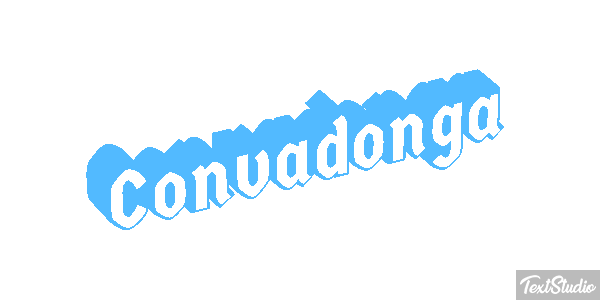 Convadonga Efecto de texto
