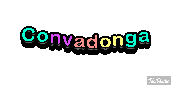 Convadonga Efecto de texto