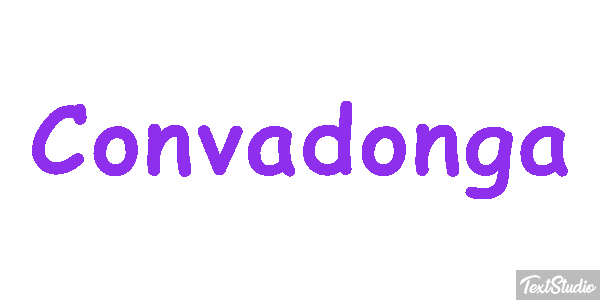 Convadonga Efecto de texto