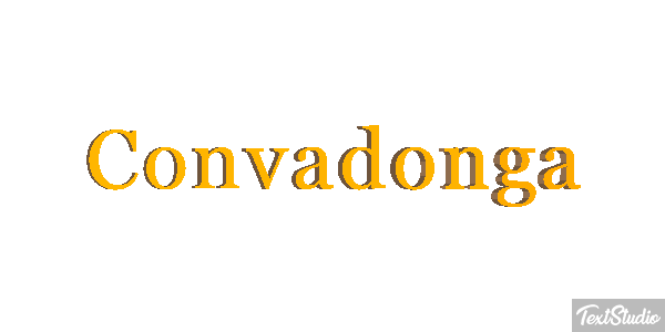 Convadonga Efecto de texto