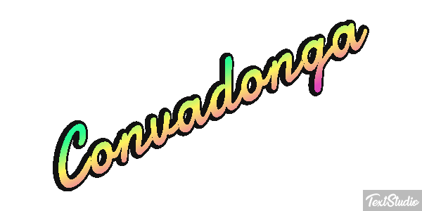 Convadonga Efecto de texto