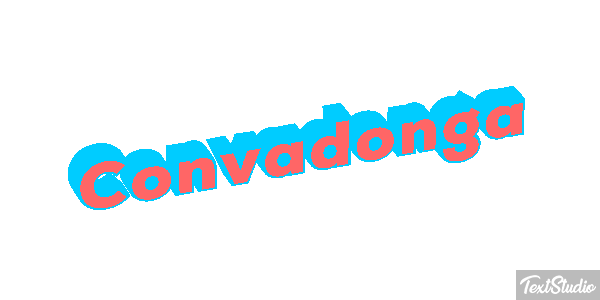Convadonga Efecto de texto