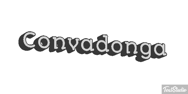 Convadonga Efecto de texto