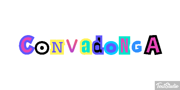 Convadonga Efecto de texto