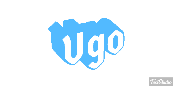 Ugo Effetto testo