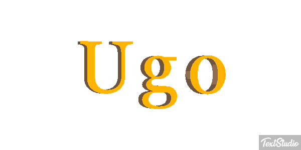 Ugo Effetto testo