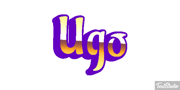 Ugo Effetto testo