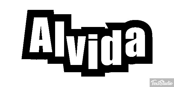 Alvida Text effect
