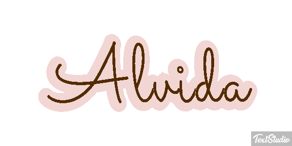 Alvida Text effect