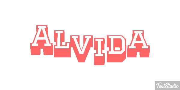 Alvida Text effect