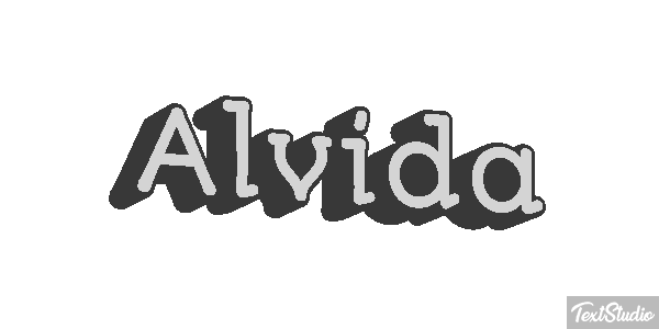 Alvida Text effect
