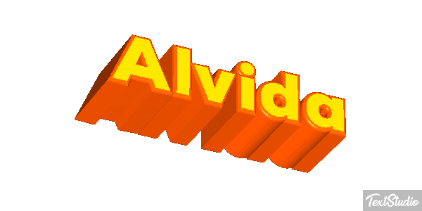 Alvida Text effect