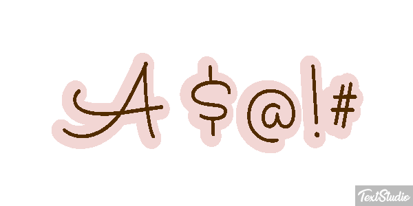 À plus tard Texteffekt