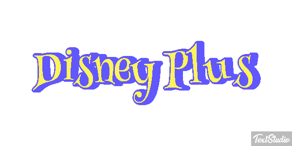 Disney Plus Text effect