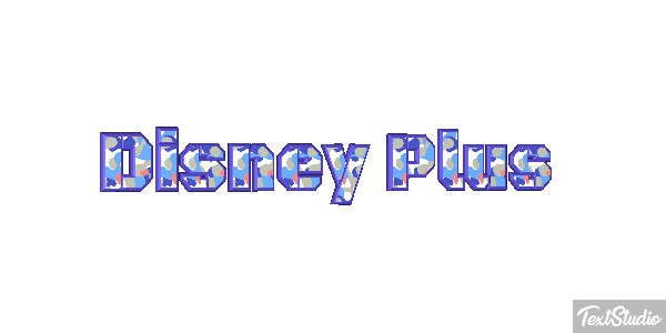 Disney Plus Text effect