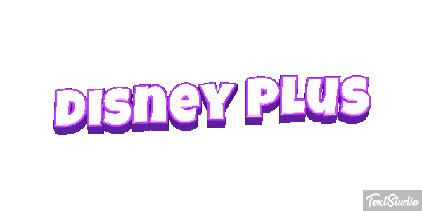 Disney Plus Text effect