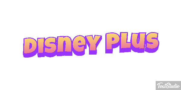 Disney Plus Text effect