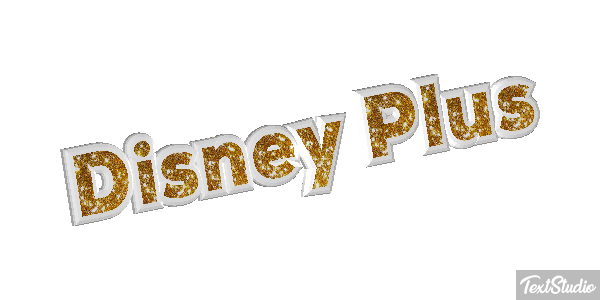 Disney Plus Text effect