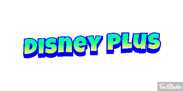 Disney Plus Text effect