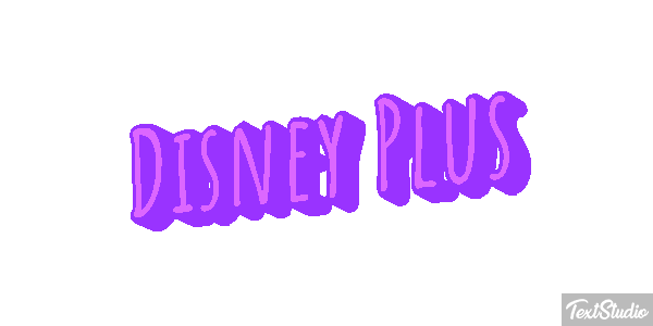 Disney Plus Text effect