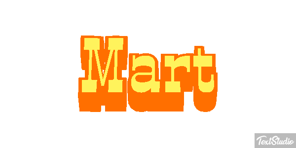 Mart Effetto testo