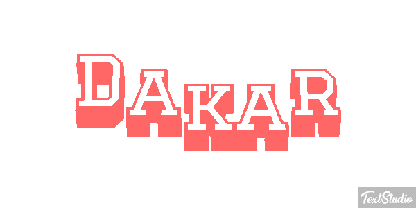 Dakar Effetto testo