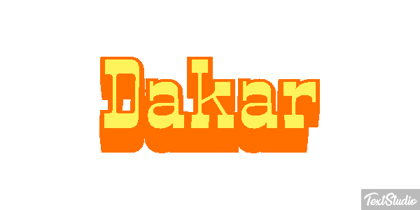 Dakar Effetto testo