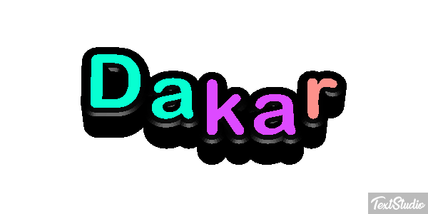 Dakar Effetto testo