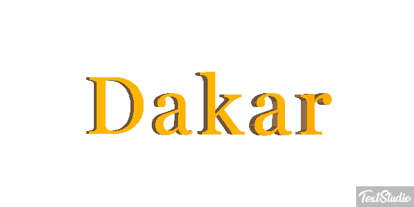 Dakar Effetto testo