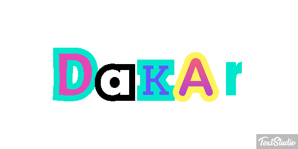 Dakar Effetto testo