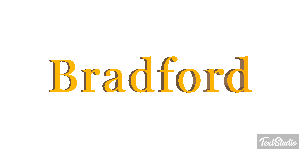 Bradford Text effect