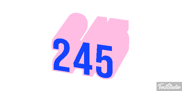 245 Effet de texte